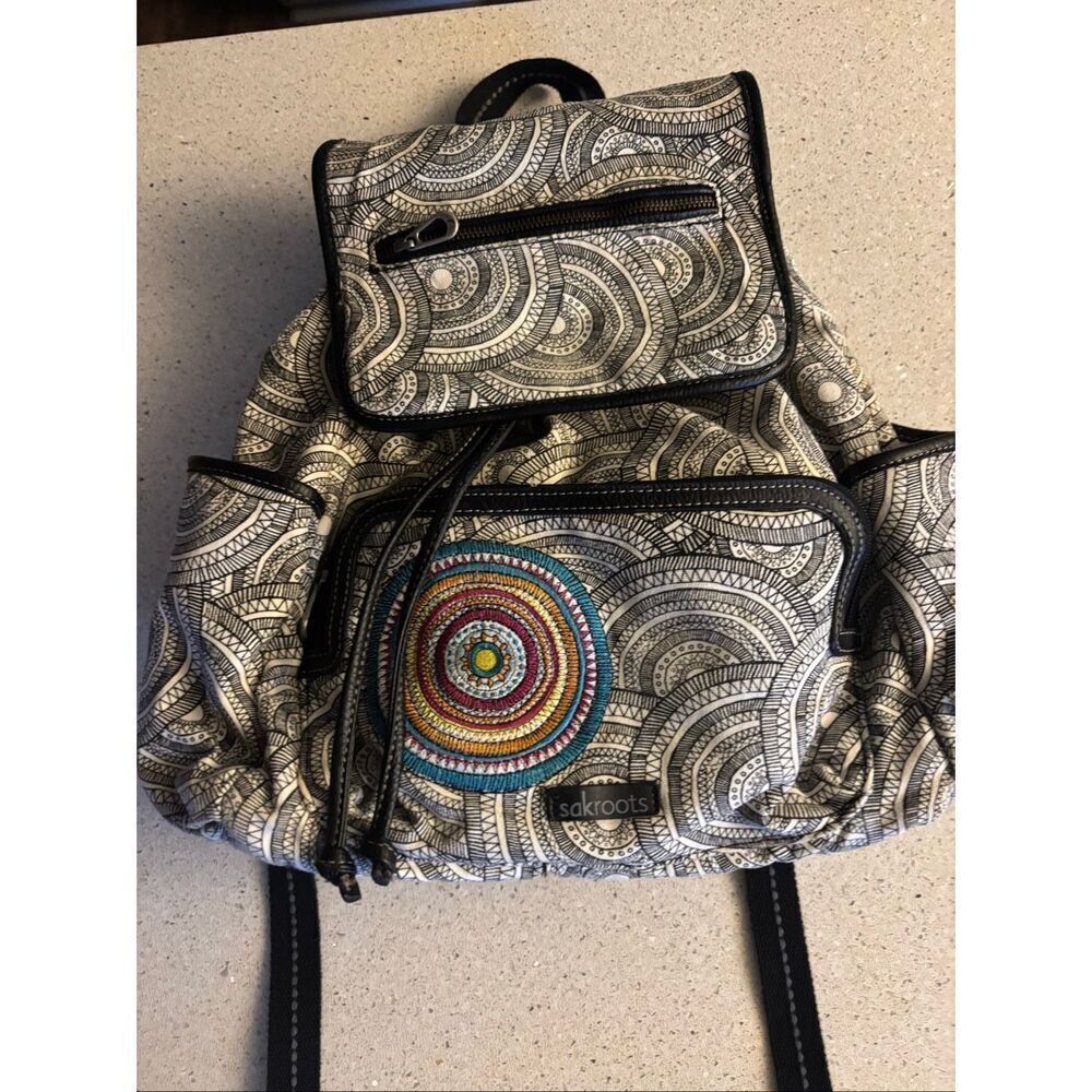 Sac Roots drawstring backpack